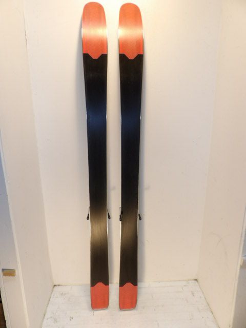 Mens Rossignol Sky 7 HD w/ Look Size 180cm Downhill Skis - Black / Orange