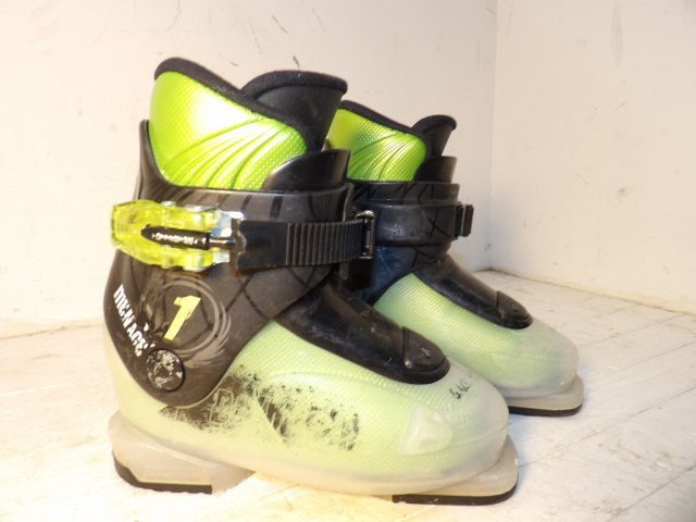 Youth Dalbello Size 17.5 Menace Kids Boots - CLear / Black