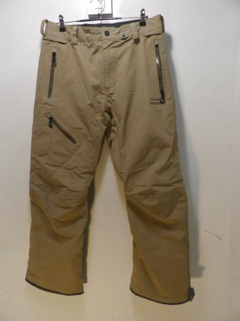Mens Volcom Gore-tex Size Medium Khaki Pants - Khaki