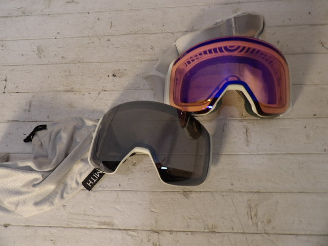 Unisex Smith 4D MAG Goggles - Whie - X lens