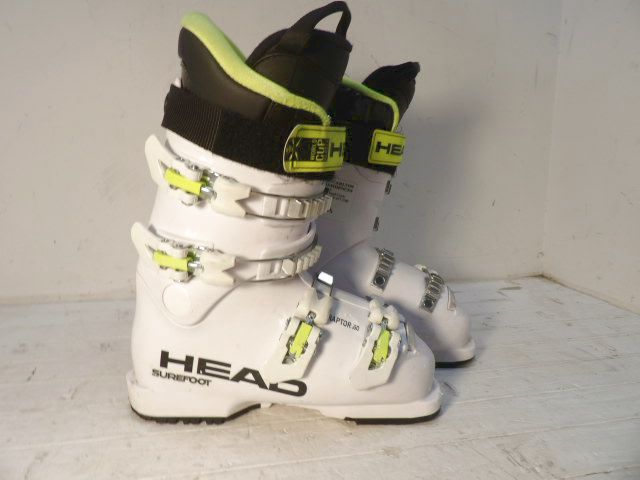 Youth Head Size 22.5 Raptor 60 Kids Boots - White / Yellow