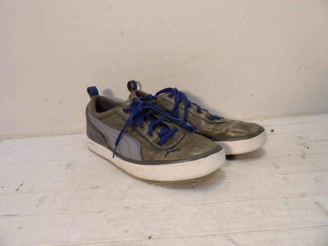 Mens Puma Golf Shoes - Size 10 - Grey / Blue
