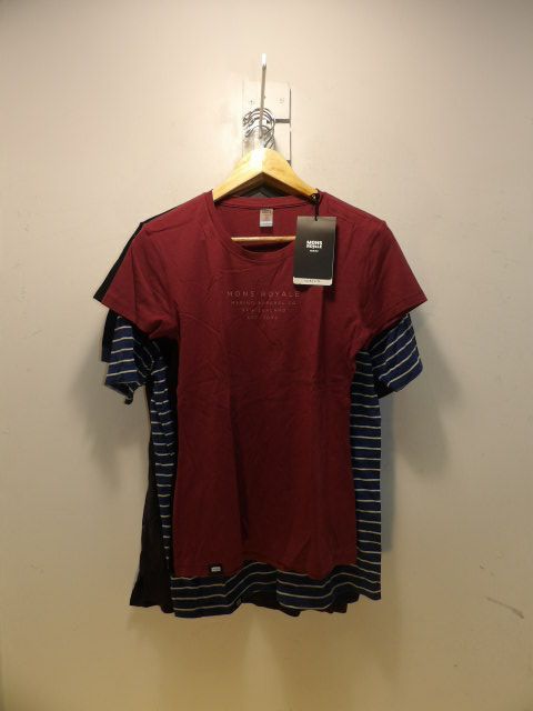 Mons Royale Icon Maroon Short Sleeve - Size S