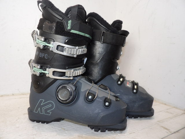 Womens K2 BFC Boa Size 25.5 Downhill Boots - Grey