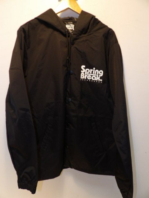 Mens Capita Size Large Black Jacket - SPRING BREAK