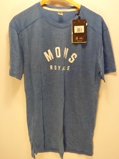 Mons Royale Vapour Base Layer Top - Blue - L