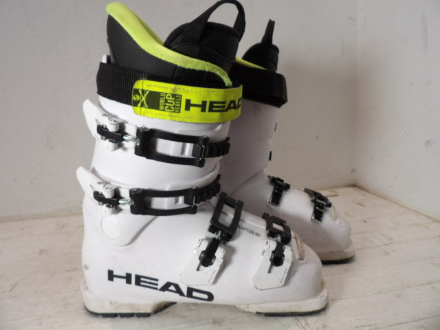 Youth Head Size 24.5 Raptor 65 Kids Boots - White