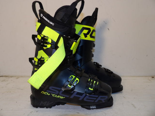 Womens Fischer RC4 115 MV Size 24.5 Downhill Boots - Black