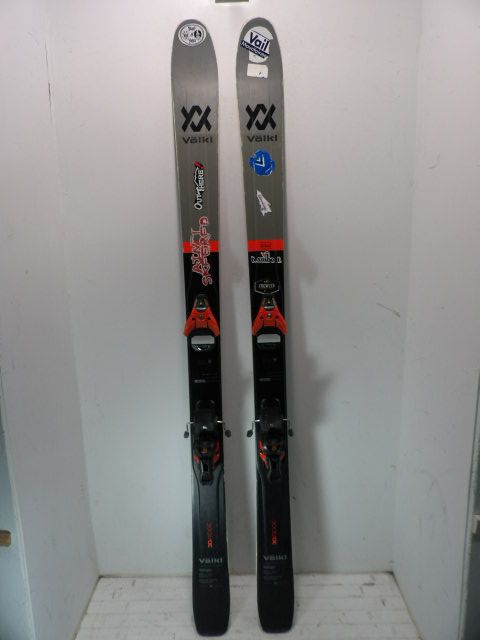 Mens Volkl 90EIGHT w/ STH 13 Size 177cm Downhill Skis - Grey / Black / Red