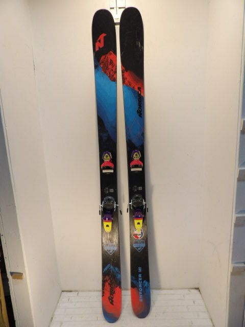 Mens Nordica Enforcer 110 w/ Look Pivot 18 Size 191cm Downhill Skis - Black