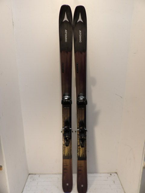 2022 Mens Atomic Maverick 88Ti w/Atomic Warden Size 175cm Downhill Skis - Black