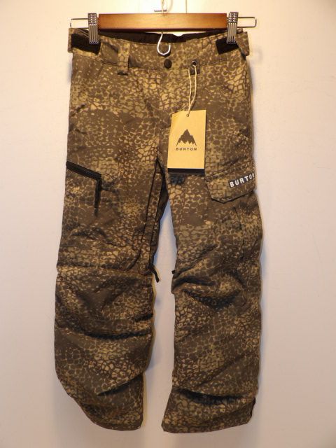 Youth Burton Green XS Pants - Green / Snakeskin