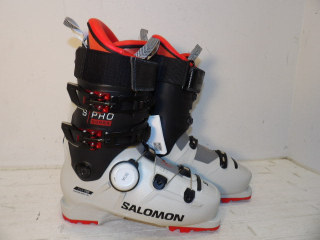 Men's Salomon S Pro Supra 120 Size 26.5 Downhill Boots - Black / White
