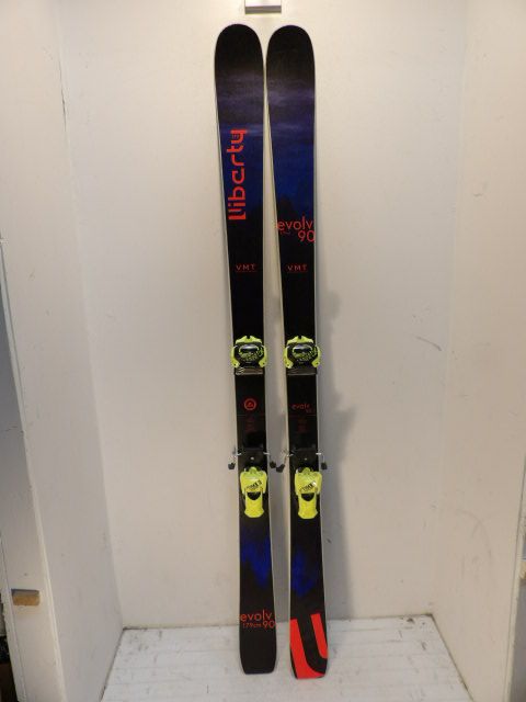 Mens Liberty Evolv Attack 13 w/ 90 Size 179cm Downhill Skis - Black