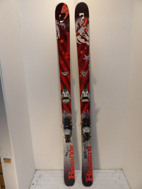 Mens Blizzard Bonafide w/ STH 13 Size 180cm Downhill Skis - Red