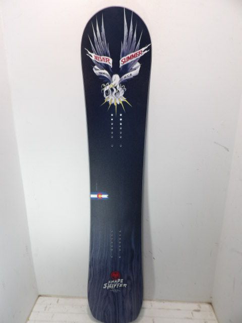 Mens Never Summer Shape Shifter Size 153cm Snowboard - Black