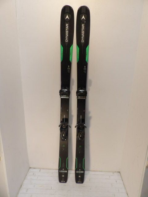 Mens Dynastar Legend X 80 w/ TyroliaSize 166cm Downhill Skis - Black / Green