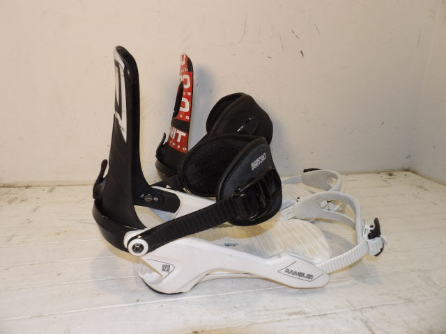Mens Nitro Rambler Size Large Bindings - Black / White
