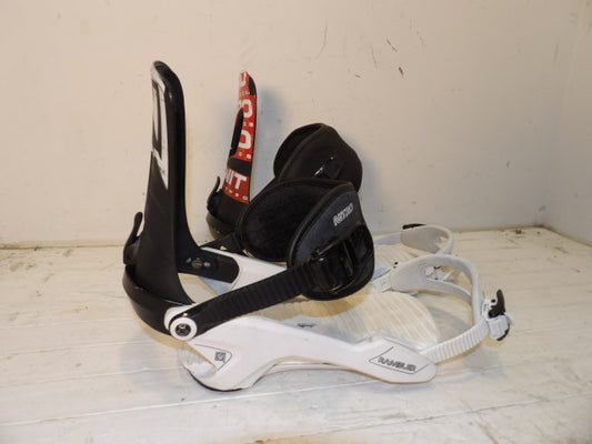 Mens Nitro Rambler Size Large Bindings - Black / White