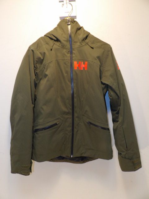 Women's Helly Hansen Size Small Green Jacket - Green