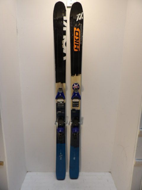 Mens Volkl 90EIGHT w/ STH 16 Size 184cm Downhill Skis - Blue