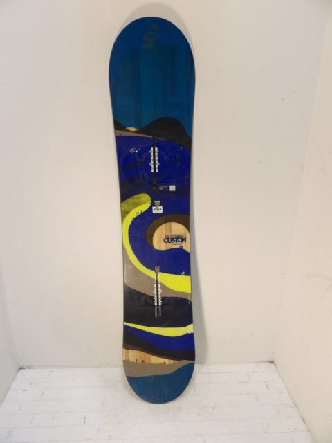 Youth Burton Custom Smalls Size 125cm Snowboard - Blue / Yellow