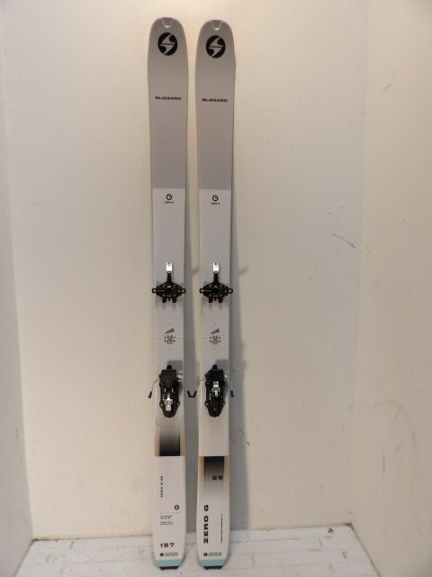 Blizzard Zero G 85 w/ Helio 350 Size 157cm AT Skis - White