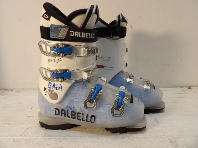 Youth Dalbello Size 23.5 Gaia Kids Boots - White / Clear