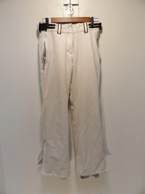 Women's Descente Size 8 White Pants - White