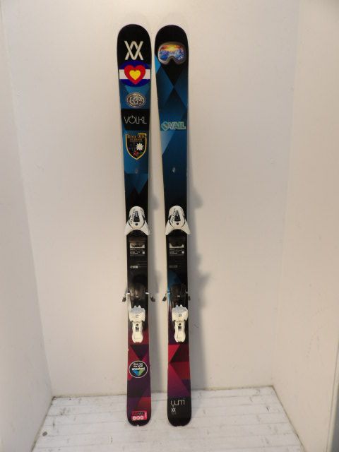 Womens Volkl Yumi  w/ Z12 Size 154cm Downhill Skis - Multi Color