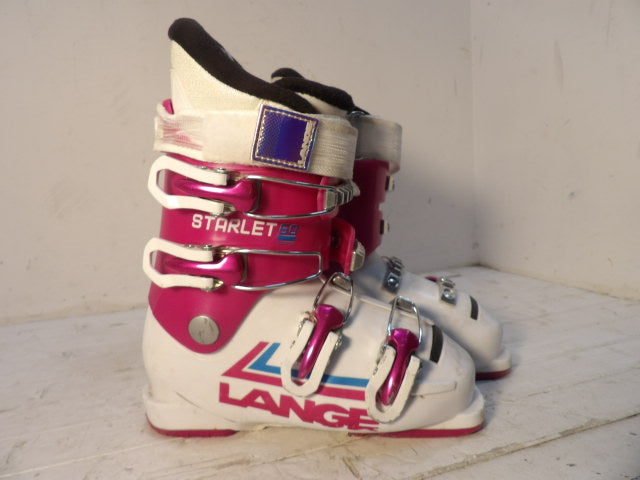 Youth Lange Size 20.5 Starlet 60 Kids Boots - Pink / White