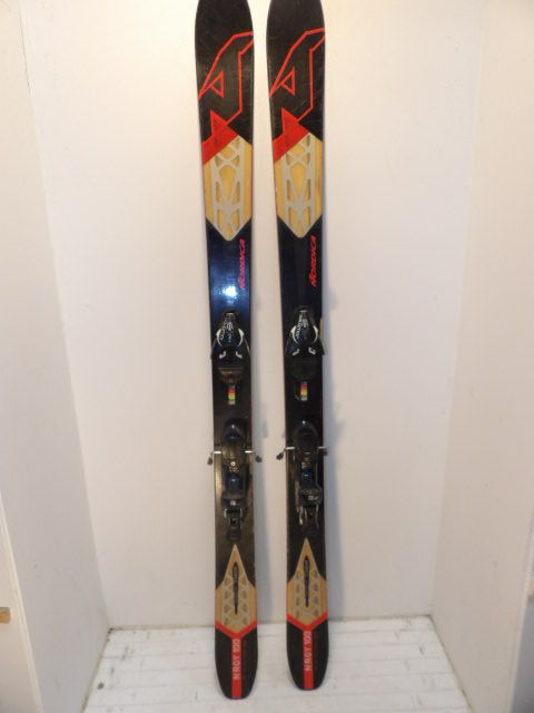 Mens Nordica NRGY 100 w/ Salomon Size 177cm Downhill Skis - Black