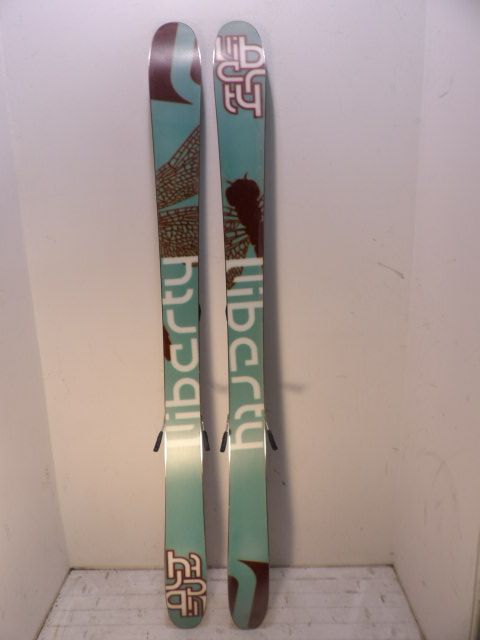Womens Liberty Genesis 90 w/ Attack Size 158cm Downhill Skis - Blue