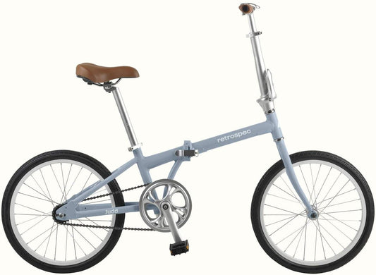 Retrospec Folding Bike - Judd - Single Speed - Blue Matcha