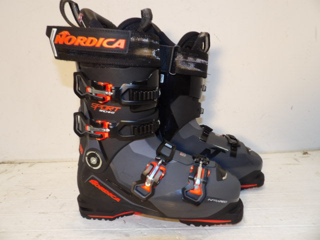 Mens Nordica Sports Machine 130  Size 25.5 Downhill Boots - Black