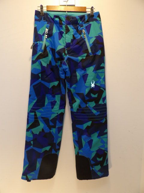 Women's Spyder Size 8 Blue Pants - Blue