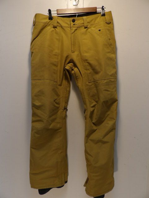 Men's Burton Gore-tex Size Medium Tan Pants - Tan