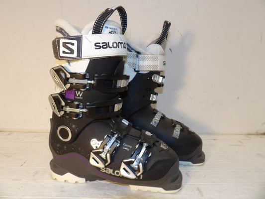 Womens Salomon X Pro 80 Size 23.5 Downhill Boots - Black