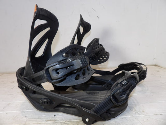Mens Flux Flat Rocker Size Medium Bindings - Black