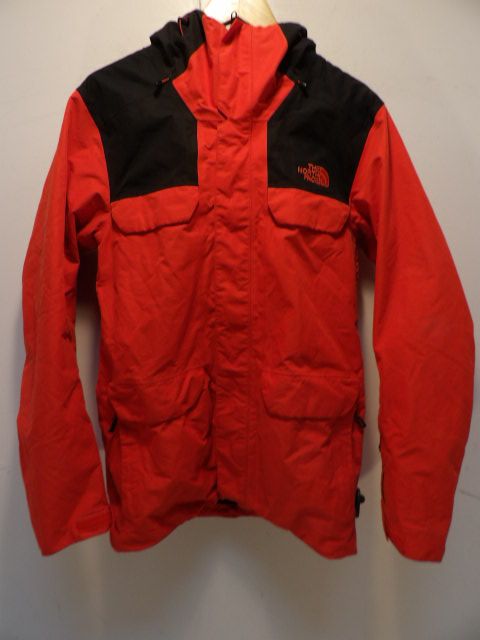 Men's North Face Gore-tex Size Small Orange Jacket - Orange