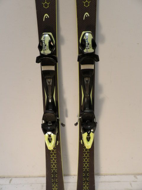 Womens Head Super Joy w/ Joy 11 Size 148cm Downhill Skis - Black / Yellow