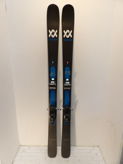 Mens Volkl Kendo w/ Griffon  Size 163cm Downhill Skis - Black / Blue