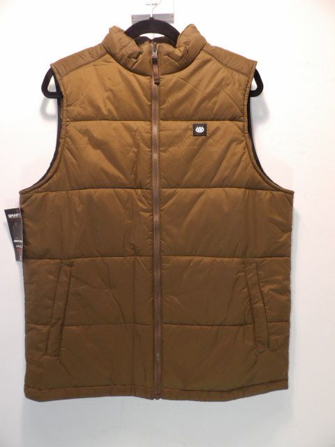 Men's 686 Size Large Brown Vest - Brown