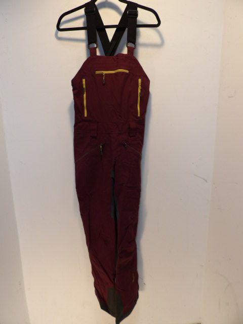 Women's Outdoor Research Size Small Maroon Bibs - Maroon