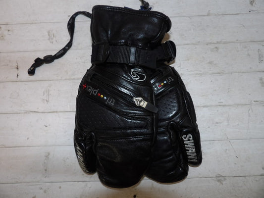 Women's Swany TriPlex Size Medium Gloves - Black / Claw