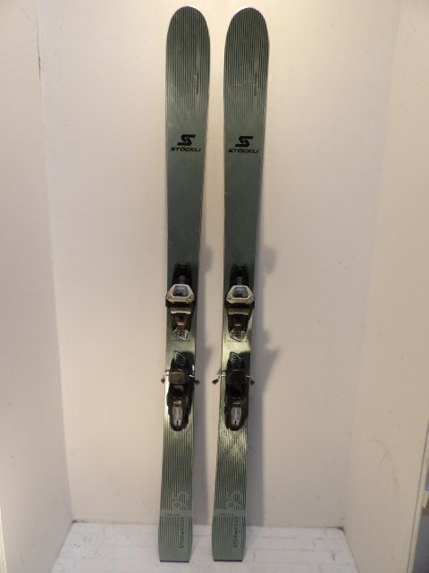 Mens Stockli Stormrider 95 w/ Griffon Size 176cm Downhill Skis - Silver