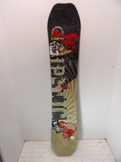 2018 Mens Never Summer Dipstick Size 150cm Snowboard - Black