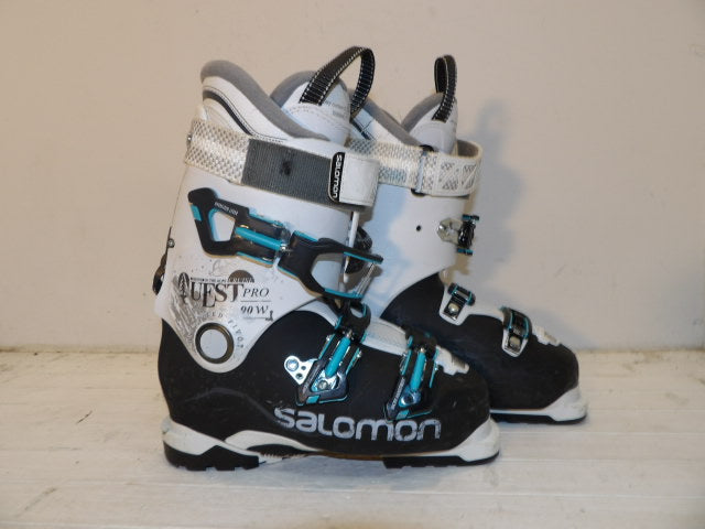 Womens Salomon Access Pro 90 W Size 24.5 Downhill Boots - Black / White