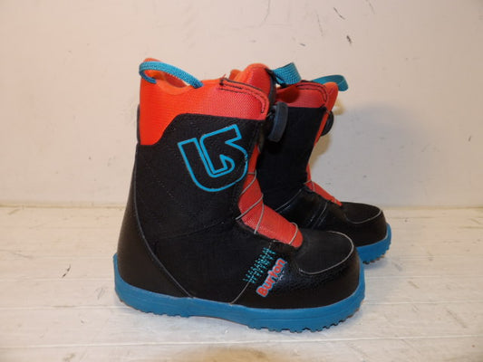 Youth Burton Grom BOA Size 2 Boots - Black/Red