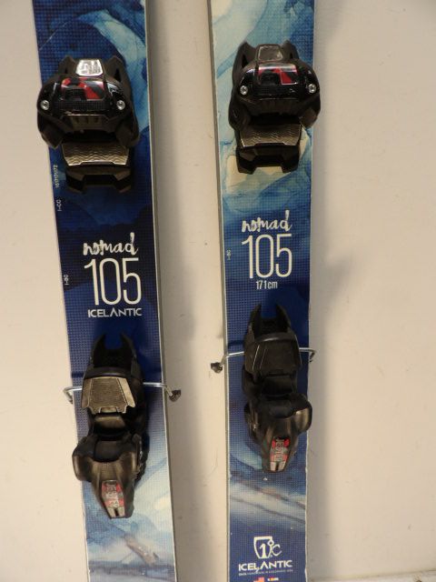 Mens Icelantic Nomad 105 w/ Jester  Size 171cm Downhill Skis - Blue